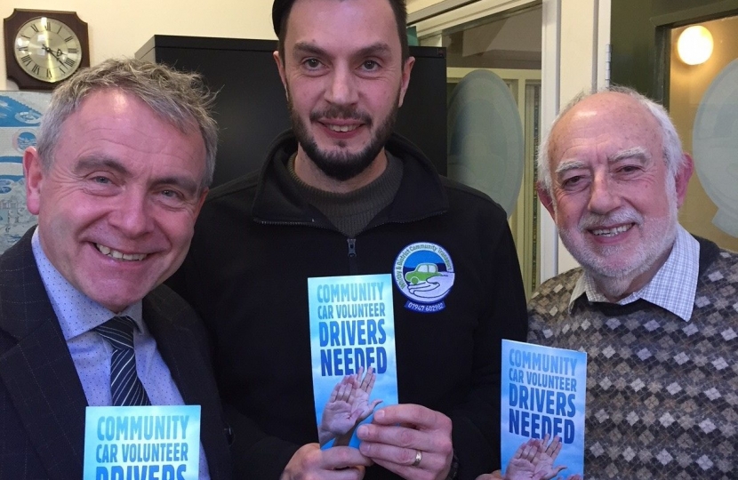 MP JOINS THE CALL FOR MORE VOLUNTEER DRIVERS