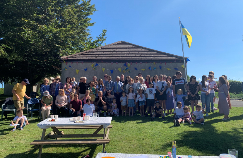 Ukrainian refugees celebrate Independence Day in Scarborough
