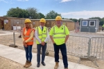  Robert Goodwill visits the Construction Skills Village