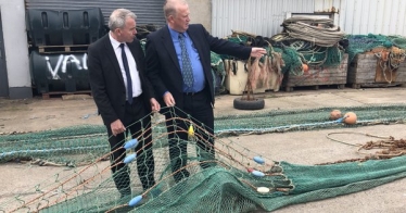Fisheries Minister Robert Goodwill meets local fishing groups in Northern Ireland
